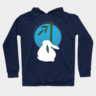 A rabbit and bamboo Hoodie